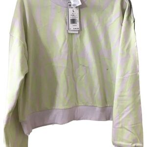 adidas woman animal print Sweatshirt size Large See Pictures Please